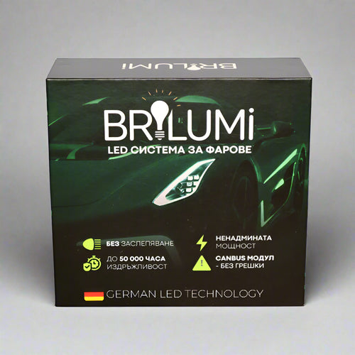 LED система за фарове D5S - BRILUMI XENITE - 100W - CANBUS 6000K
