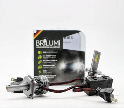 Bi-LED система за фарове H4 - BRILUMI ZENITH - 200W - CANBUS 6000K