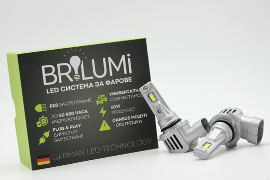 LED система за фарове HB4 - PLUG & PLAY - BRILUMI EVOLVE - 60W - CANBUS 6000K